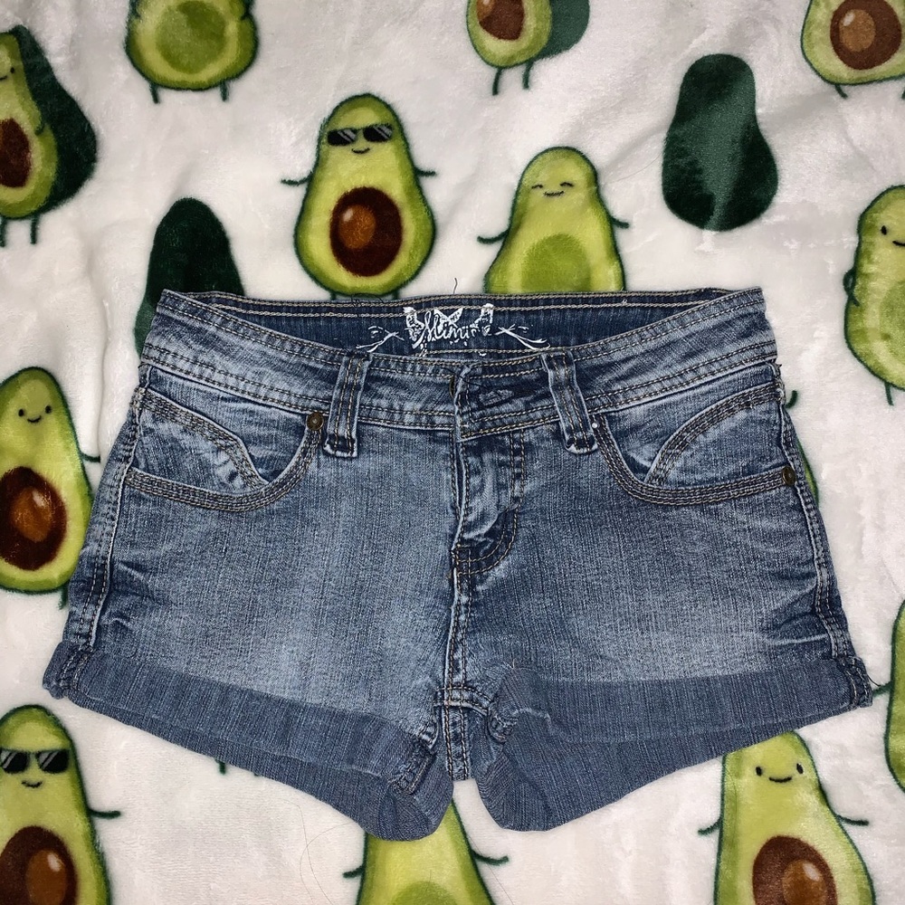 Blue Denim Shorts